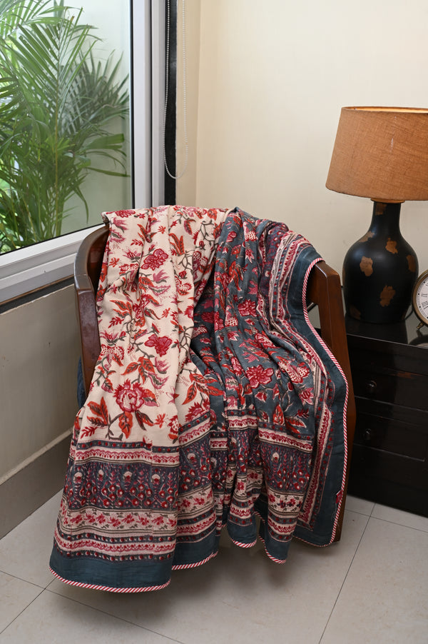 Mughal Fusion Cotton Double Bed Dohar