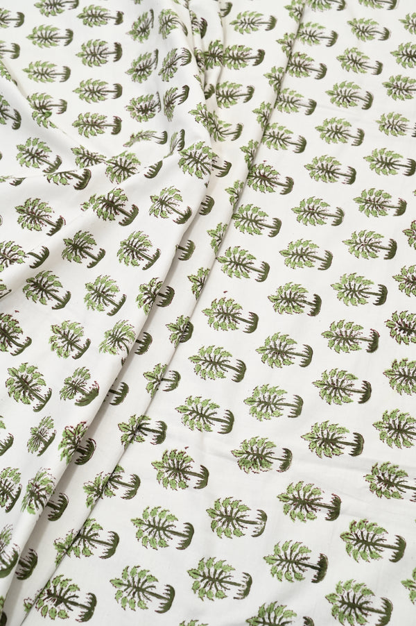 Verdant Palms Cotton Single Bed Dohar