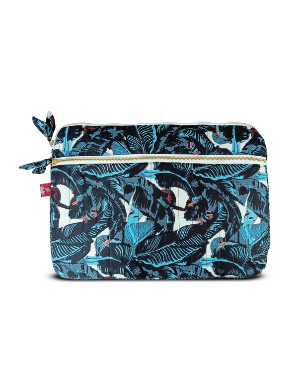 Yukti Handblock Printed Cotton Laptop Sleeve | Laptop Pouch/Laptop Cover